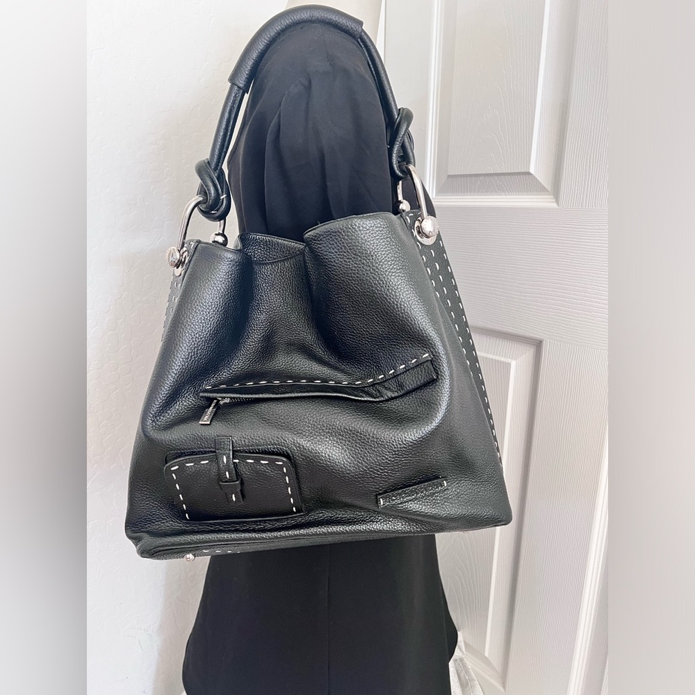 BCBGMaxAzria Leather Hobo Bag
